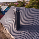 Rooftop Matte (Стальной бархат), цвет 70242 Rooftop Matte (Стальной бархат), цвет 7024 2 - Объект СТЕП