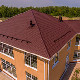 Кровля Rooftop Matte (Стальной бархат), цвет 80172 Кровля Rooftop Matte (Стальной бархат), цвет 8017 2 - Объект СТЕП