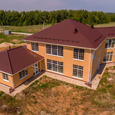 Кровля Rooftop Matte (Стальной бархат), цвет 80174 Кровля Rooftop Matte (Стальной бархат), цвет 8017 4 - Объект СТЕП