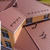 Кровля Rooftop Matte (Стальной бархат), цвет 80175 Кровля Rooftop Matte (Стальной бархат), цвет 8017 5 - Объект СТЕП