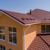 Кровля Rooftop Matte (Стальной бархат), цвет 80178 Кровля Rooftop Matte (Стальной бархат), цвет 8017 8 - Объект СТЕП