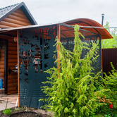 Индивидуальный дизайн беседки с элементами лазерной резки7 Индивидуальный дизайн беседки с элементами лазерной резки 7 - Объект СТЕП