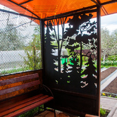 Индивидуальный дизайн беседки с элементами лазерной резки2 Индивидуальный дизайн беседки с элементами лазерной резки 2 - Объект СТЕП