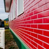 Фасад из профнастила «Кирпичик»1 Фасад из профнастила «Кирпичик» 1 - Объект СТЕП