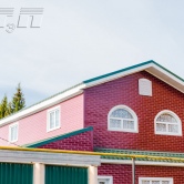 Фасад из профнастила «Кирпичик»4 Фасад из профнастила «Кирпичик» 4 - Объект СТЕП