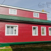 Фасад из профнастила «Кирпичик»7 Фасад из профнастила «Кирпичик» 7 - Объект СТЕП