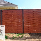 Металлический забор «Плетёнка»7 Металлический забор «Плетёнка» 7 - Объект СТЕП