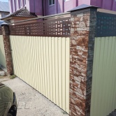 Забор из профнастила и декоративные элементы к нему.4 Забор из профнастила и декоративные элементы к нему. 4 - Объект СТЕП