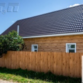 Забор из профнастила фигурного8 Забор из профнастила фигурного 8 - Объект СТЕП